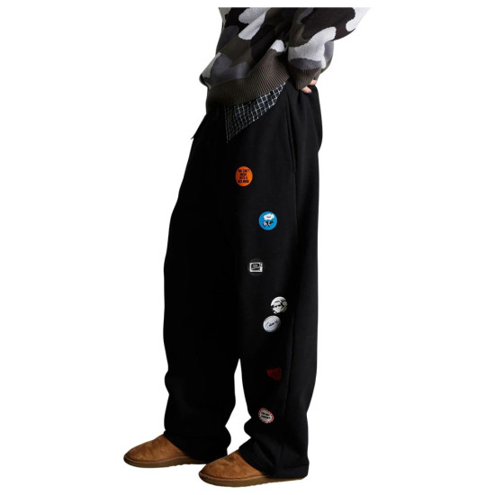 Huf Ανδρικό παντελόνι φόρμας Olympia Open Hem Sweatpants